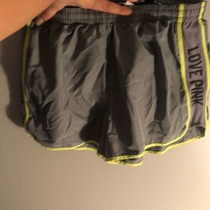 Love pink running shorts new